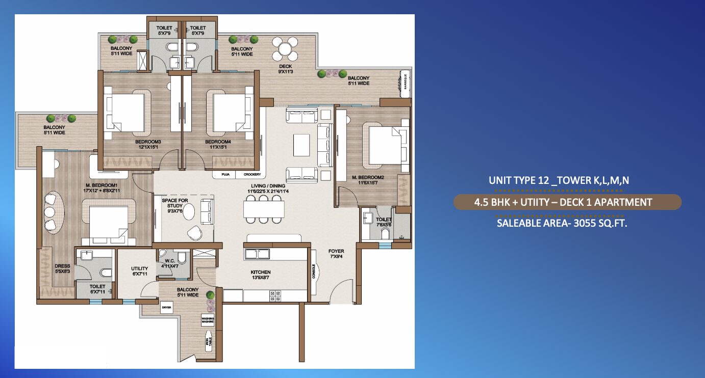 Smartworld One DXP Floor Plan